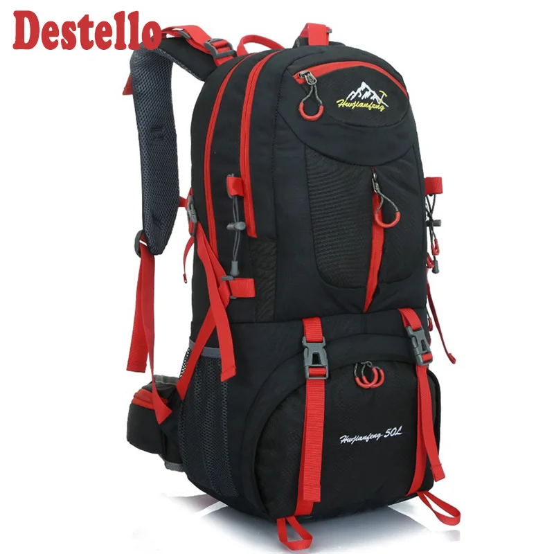 

Hiking Backpack 50L Rucksacks Waterproof Backpack Men Outdoor Camping Backpack Gym Bags Travel Bag Women Large Sport Bags