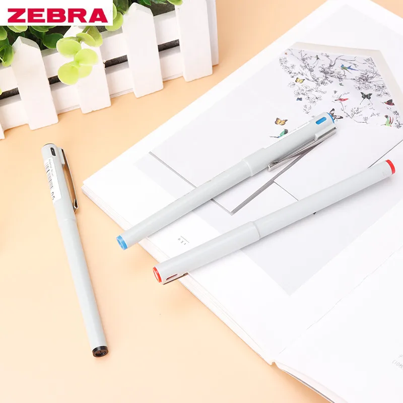 

1pc ZEBRA BE-Pen 0.5mm Needle Tip Blue/Black/Red BE-100 Student Writing Exam Supplies Business Office Signature gel ink Pens