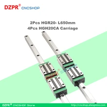 Cost-Effective Precision Linear Guide HGR15 850mm 33.46in Rail HGH15CA Carriage Slide for CNC Engraving Robot Woodwork Laser Textile Machine 