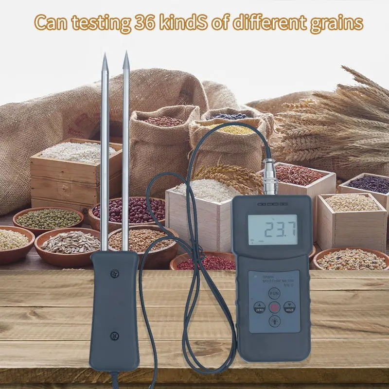 

Multifunctional Grain Moisture Meter MS-G Barley, Corn,Hay,Oats,Rapeseed,Rough Rice,Sorghum,Soybeans Wheat flour Moisture Tester