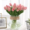 31Pcs/lot Tulips Artificial Flowers PU Calla Fake Flowers Real Touch Flowers for Wedding Decoration Home Party Decoration Favors ► Photo 3/6