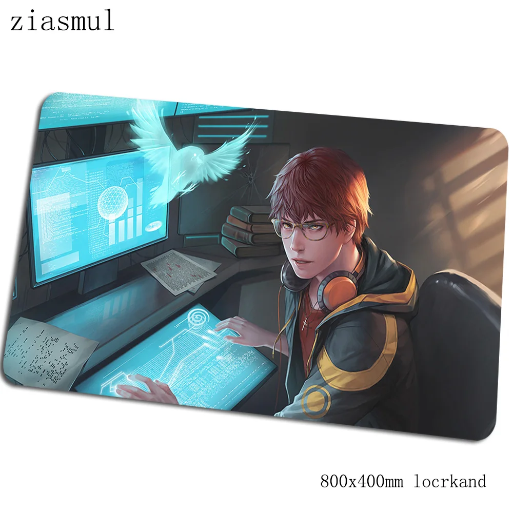 Мистический Посланник коврик для мыши 800x400x3 мм коврики Рождественские подарки коврик для Мыши игровые аксессуары xl игровые коврики и чехлы pc gamer - Цвет: Size 800x400x3mm
