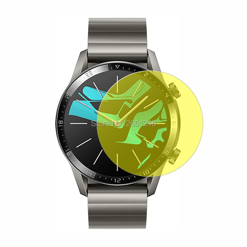 3 шт для HUAWEI WATCH GT 2 46 мм Sport/Classic/Elite Edition полная мягкая защитная пленка TPU Защитная пленка для экрана(не закаленное стекло