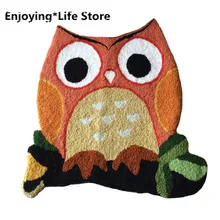 Новые Нерегулярные коврики Золотой коврик с совами детская спальня коврики гостиная Добро пожаловать коврики 2'3x2'1