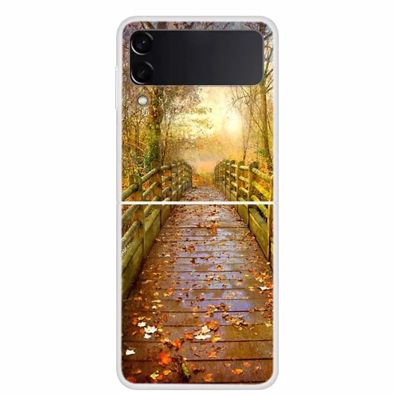 For Samsung Galaxy Z Flip 3 Case Shockproof Hard Plastic PC Back Cover For Samsung Galaxy Z Flip3 5G ZFlip 3 Phone Cases Cute kawaii samsung cases Cases For Samsung