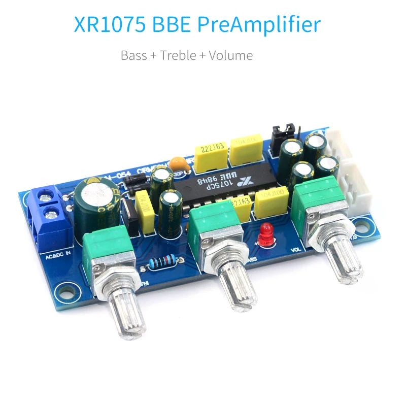 Control Board, BBE Digital Sound Embelezamento Preamp Moudle, XR1075 BBE
