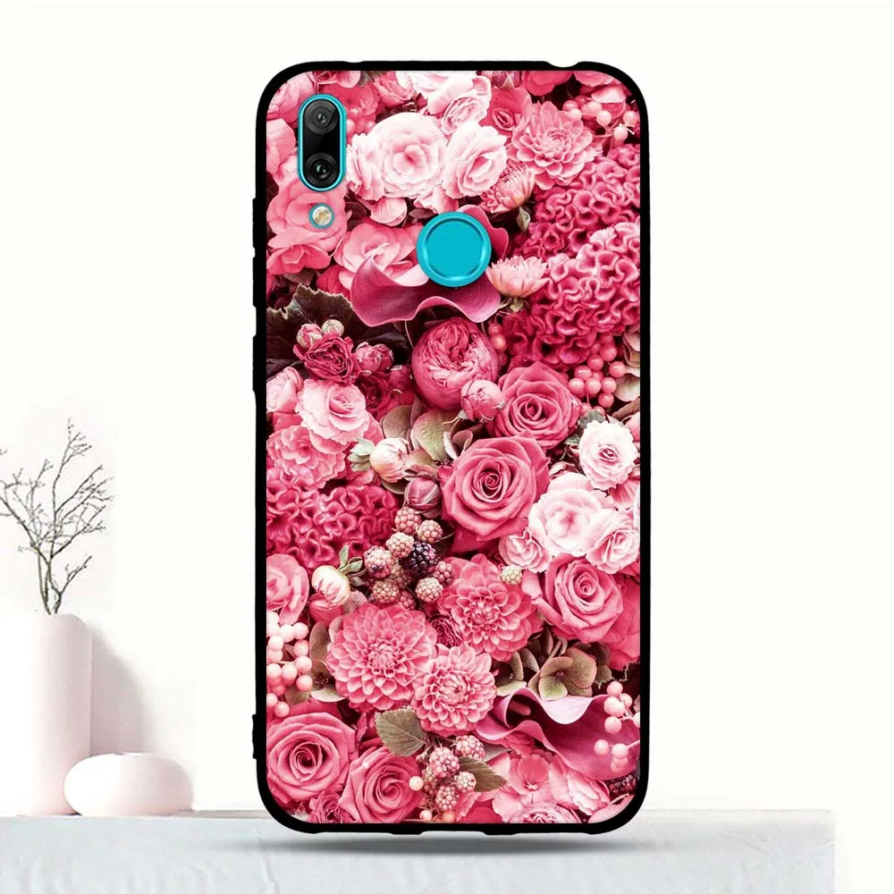 Для huawei Y7 Y7 Prime Y7 Pro чехол силиконовый для huawei Enjoy 9 мультяшный 3D принт Funda бампер чехол 6,2" чехол для телефона