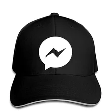 Мужская бейсбольная кепка с логотипом Fb Messenger Facebook, белая бейсболка, женская кепка