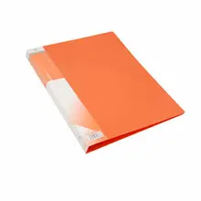 Размер А4 оранжевый пластиковый Однорычажный зажим папка для файлов
