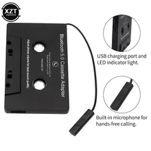 Универсальный Bluetooth 5,0 конвертер автомобильная лента MP3/SBC/стерео аудио кассеты для Aux адаптера смартфона Кассетный адаптер Универсальный Bluetooth 5,0 конвертер автомобильная лента MP3/SBC/стерео аудио кассеты для Aux адаптера смартфона Кассетный адаптер