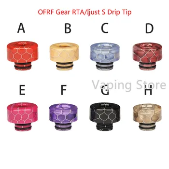 

Ijust S/Horizontech Falcon/OFRF Gear RTA/SiChro RDA Snake Skin Delrin 510 Drip Tip Mouthpiece