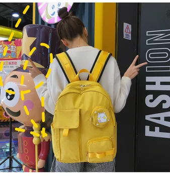 

2020 new simple and stylish portable large capacity Student campus backpack schoolbag backpack