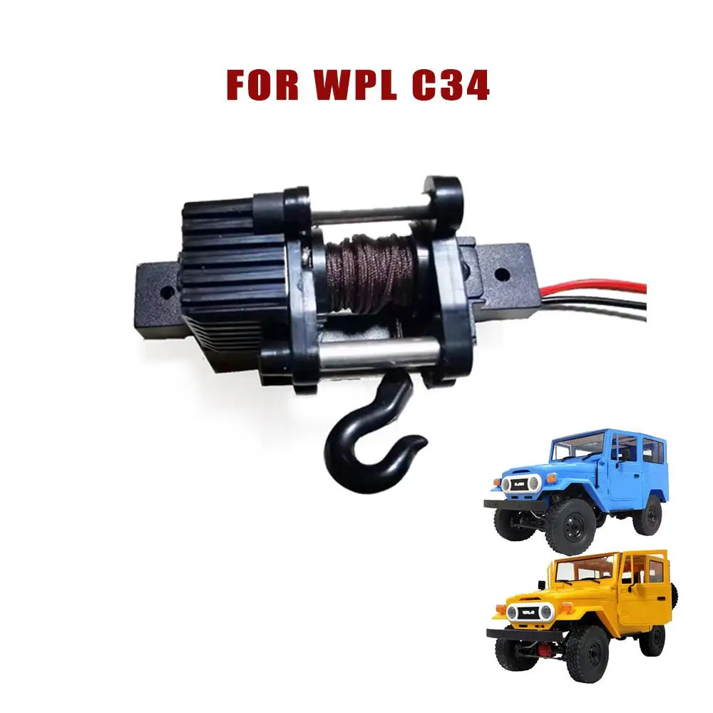 Автоматическая лебедка RCtown WPL для радиоуправляемого автомобиля 1/16 C34 C34K