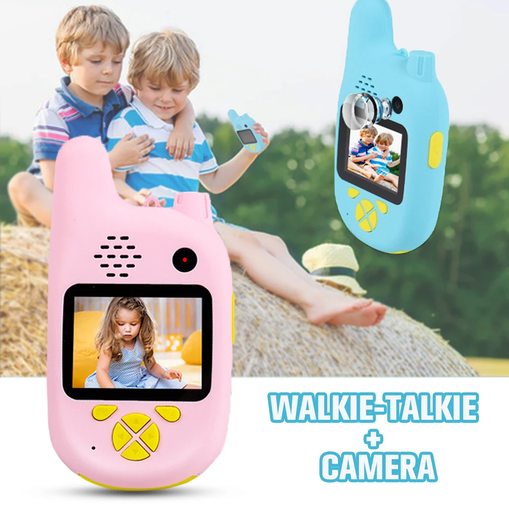 Kids Walkie Talkie Funny Kids Toys With Camera Camcorder Hd Mini Video Mp3  Player Interactive Game Electronic Toys Children Gift - Walkie Talkie -  AliExpress