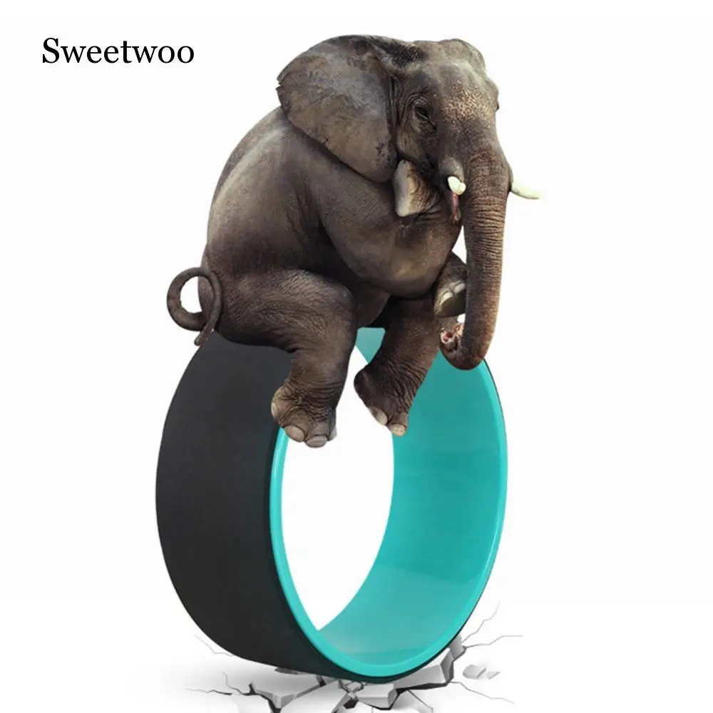 SWEETOO, инструмент для тренировки спины, колеса для йоги, круги для йоги, ТПЭ, форма талии, бодибилдинг, АБС-пластик, профессиональное оборудование для фитнеса