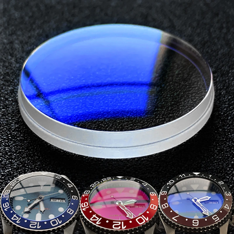 Jewelry & Watches Double Dome Sapphire Crystal Blue AR for Seiko SKX w