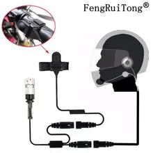 Helmet Headset 6 Pin PTT Motorcycle Half helmet Headphone For TRI TCA/AN PRC-148 PRC-152 Walkie Talkie PRC148 PRC152