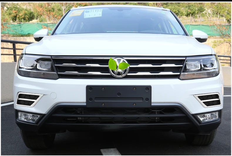 Для Volkswagen tiguan L(2nd Gen) Автомобильный передний противотуманный светильник, декоративный ABS хром, внешние аксессуары