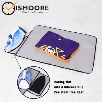 

Foldable New Ironing Mat Laundry Pad Washer Dryer Cover Board Heat Resistant Blanket Mesh Press Clothes Protect Protector