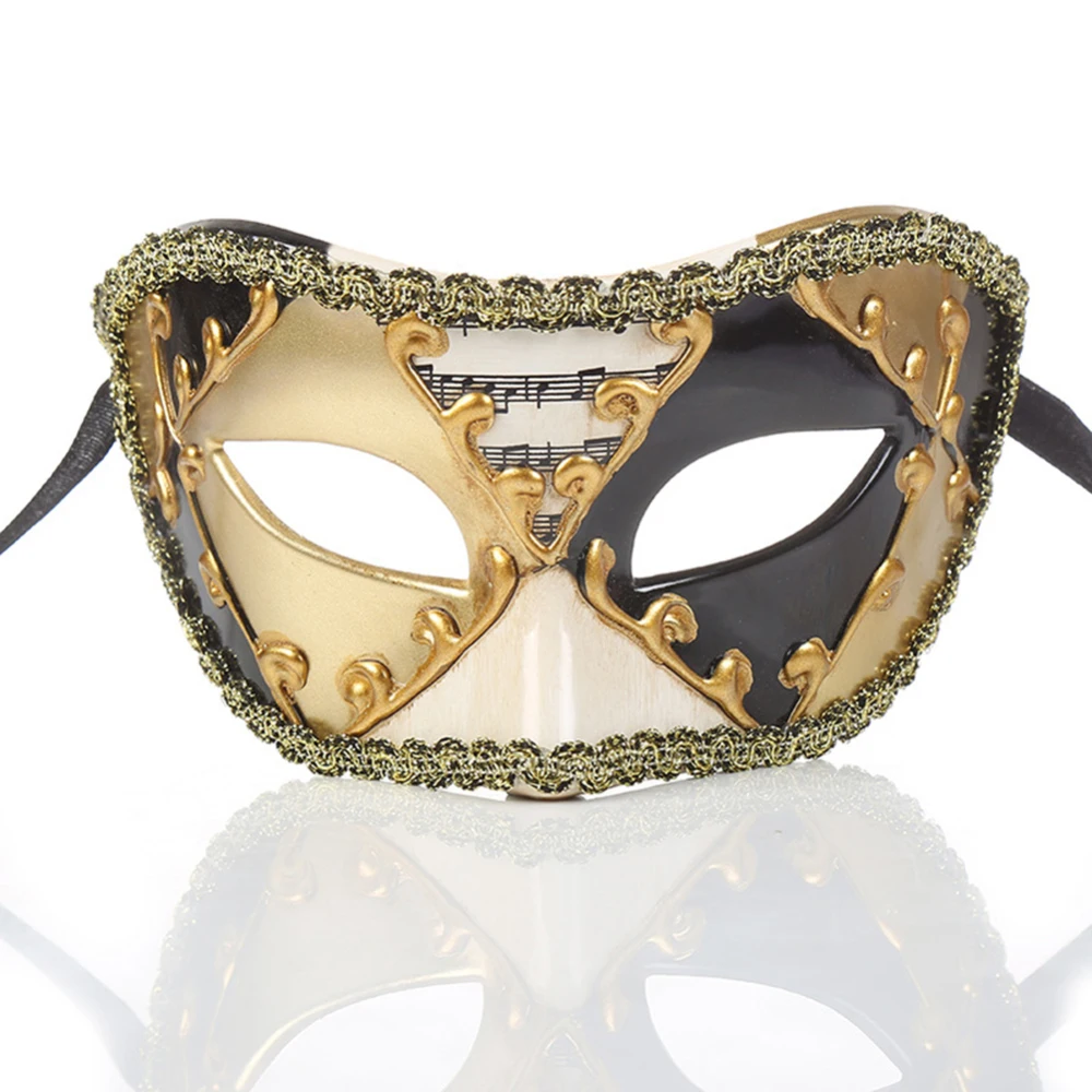 

Angel design party mask Half Face Masquerade Ball Mask Musical Party Mardi Gras Halloween Show Mask