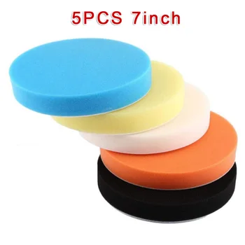 

Car Buffing Sponge Pads Polisher Buffing Supplies 5Pcs Polishing Waxing