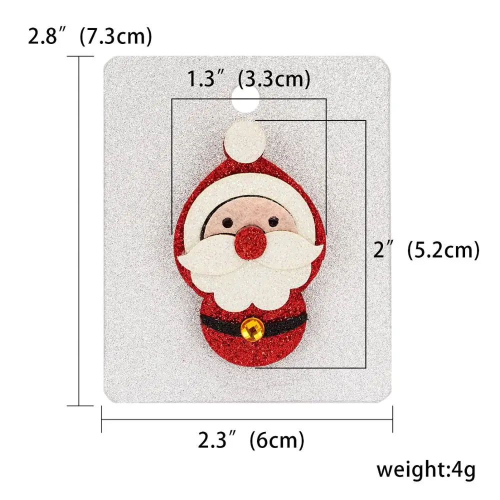 SANTA CLAUS 2 17 видов стилей, новые рождественские значки, войлочные тканевые Броши для детей, носки с рождественской елкой, значки Санта-Клауса, значки, аксессуары, ювелирное изделие, год - Окраска металла: SANTA CLAUS 2