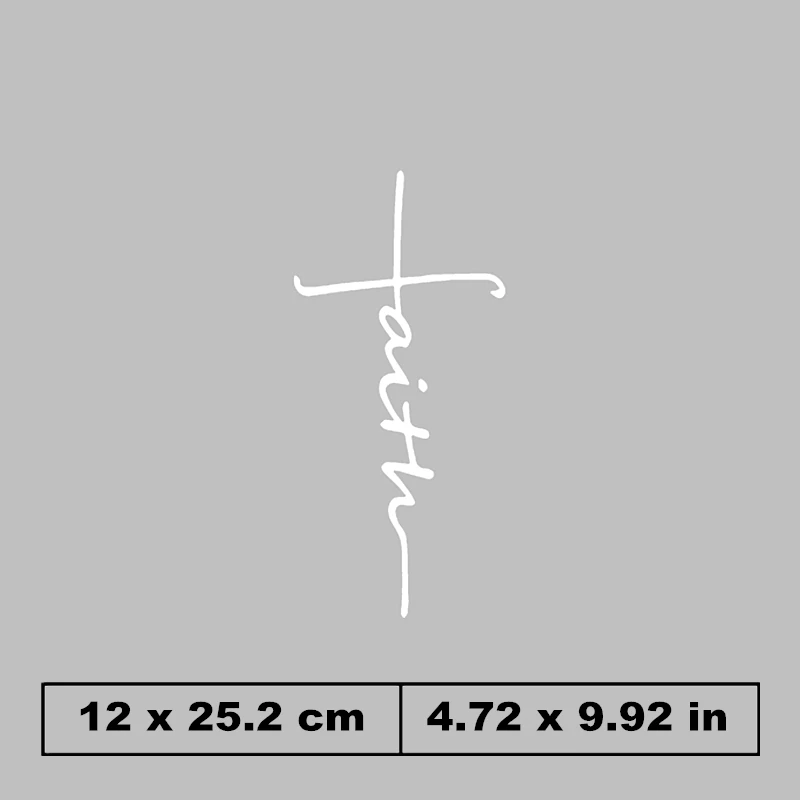 004-D-FAITH-b Нашивки с христианским крестом, я принадлежу к Иисусу, надпись «сделай сам», пластырь для поклонения одежды, наклейка для мужчин и женщин, футболка с теплопередачей - Цвет: 004-D-FAITH-b