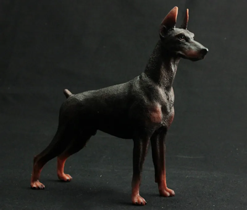 Figurines D Animaux De Compagnie Chien De Garde Bouledogue Americain Pitbull Doberman Rottweiler Jouets Pour Enfants Figurine De Bureau Aliexpress