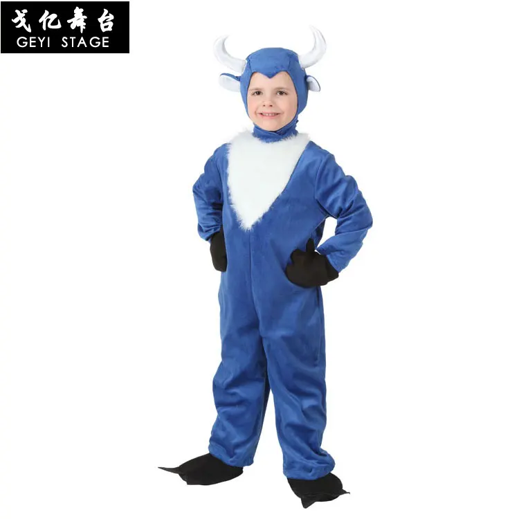 Adult Cow Cosplay Costumes New Arrival Funny Cow Jumpsuit for Carnival Party Using Blue buffalo Pajamas Kids Fancy Dress Adult Cow Cosplay Costumes New Arrival Funny Cow Jumpsuit for Carnival Party Using Blue buffalo Pajamas Kids Fancy Dress