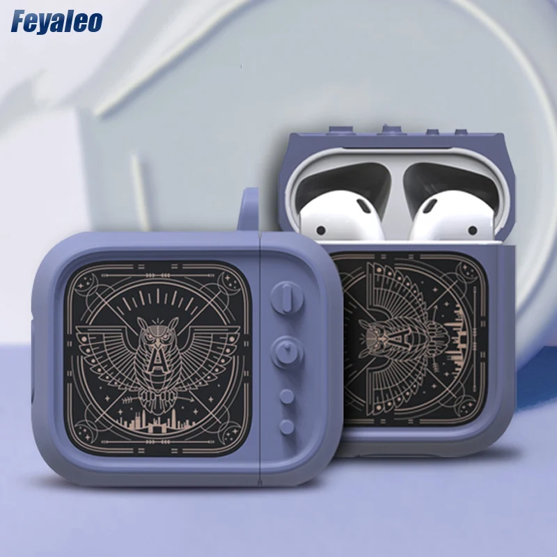 TV Shape Cartoon Soft Silicone Cases For Apple Airpods 1 2 Case TPU Sleeve Air Pods Protector Earphone Cover Shockproof Pouch |
