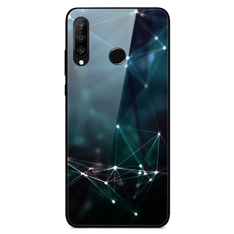 16 Для huawei Honor 9X Премиум чехол с милым рисунком, стеклянная задняя крышка, Жесткий Чехол для huawei Honor 9X 9 X Global чехол STK-LX1 бампер Honor9X - Цвет: 16