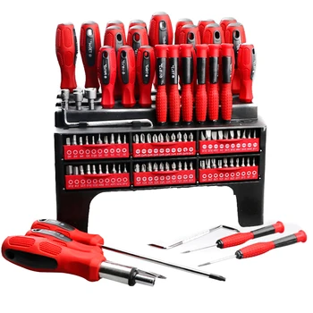 

100Pcs Professional Screwdriver Kit Power Tools Set High Precision Screwdrivers with Stand for Phone Screw Driver