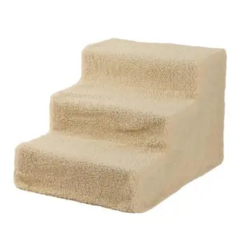 

Cat Stairs 3 Steps Ladder Small Dog House Stair Ladder Removable Pet Ramp Ladder Dog Bed Stairs for Climbing Pet Supplies