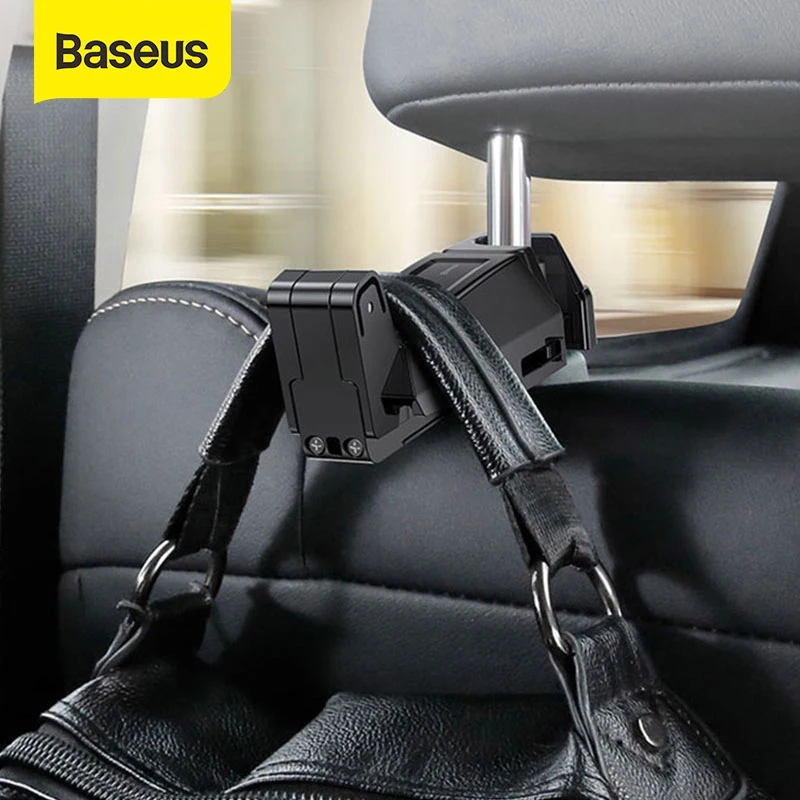 Baseus Car Backseat Phone Holder Hook Auto Fastener Clip Cellphone Holder Seat Back Bag Hanger Clip In Car For iPhone XR Xiaomi Baseus Car Backseat Phone Holder Hook Auto Fastener Clip Cellphone Holder Seat Back Bag Hanger Clip In Car For iPhone XR Xiaomi