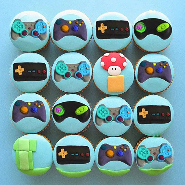 Játékvezérlő Fondant Penész Video Gamepad Szilikon Cukorkás Csokoládé Cupcake Topper Torta Dekorációs Szerszámok Gyanta Agyag - Image 4