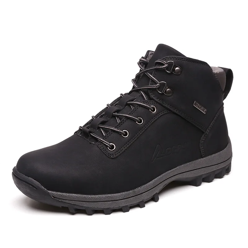 

Autumn 2019 New Style Martin Boots Men's Mid-top Worker Boot England Fashion MEN'S BOOTS Breathable Korean-style Trend MEN'S SHO