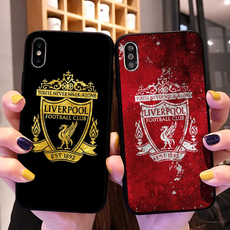 

Cover Case for iPhone 10 X XS Max XR 11 Pro 5 5S SE 6 6S 7 8 Plus Liverpool Print Samsung Galaxy Note 8 9 10 S8 S9 S10 Plus S10E