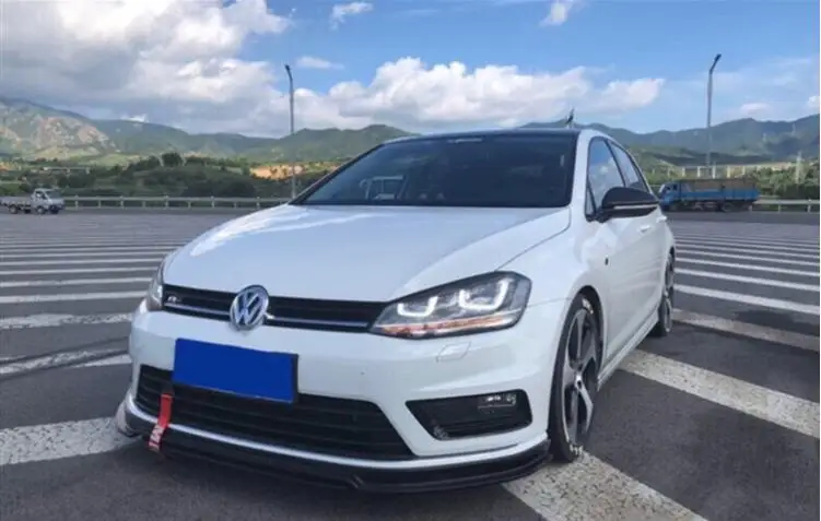 Спойлер для Volkswagen GOLF 7 5 2014 2018 задний спойлер ABS диффузор переднего бампера