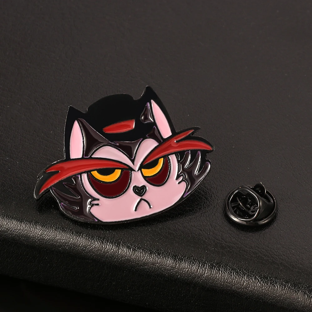 Мода Hazbin отель Charlie Alastor Angel твердая эмалированная булавка значок брошь сумка Одежда нагрудная булавка Приключения ювелирные изделия подарок
