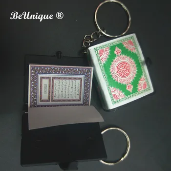

Islamic Religious Accessories Mini Koran book key chain pendant the Quran Holy scripture Arabic version Wedding Gifts