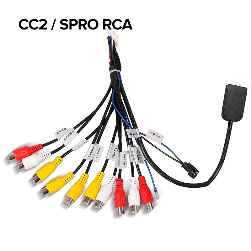 TEYES автомобиля в линию адаптер 8 RCA мини ISO RCA Aux-в Кабель-адаптер для Блау-punkt Grundig VDO CD плеер