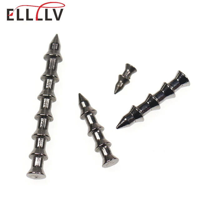 35Pcs/Box Tungsten Nail Weights Fishing Sinkers Kit Worm Nail Weight Insert  Pencil Sinkers Fishing Weights for Bass Fishing