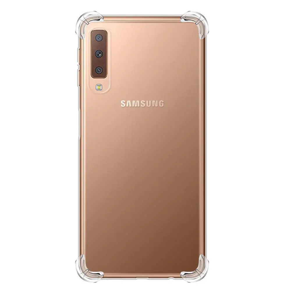 

Crystal Clear Shock Absorption TPU Silicone Gel Case Anti-Scratch Back Cover Compatible For Samsung S10 S10+ S9 Note 10 Pro