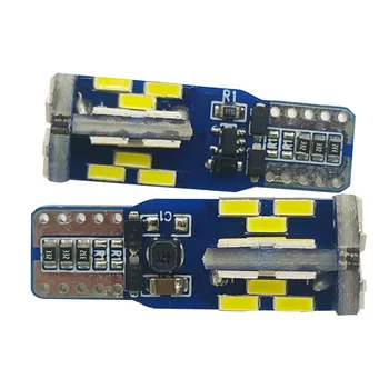 

500pcs T10 Car Led T10 W5W 4014 LED CANBUS NO Error Car Marker Parking Bulb Hight Quality 30 SMD License Lamp White 12V