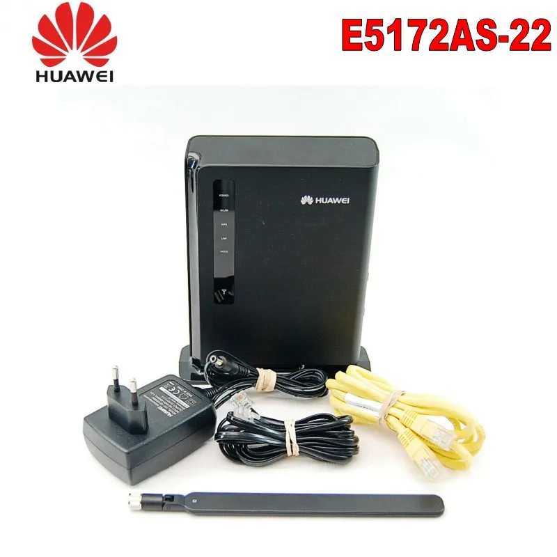 Аккумулятор 1000 мАч+ 4G 28dbi SMA антенна+ HuaWei E5172 LTE беспроводной маршрутизатор 150Mbp E5172As-22
