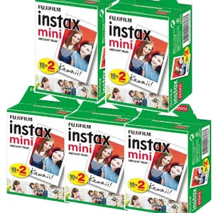 Белая пленка для Fuji Instax Мини-пленка 10 20 40 60 80 100 листов для Fuji Instax минисумка для Камера мини 9 фотоаппаратов моментальной печати 7s 8 90 25 55 Share SP-1 SP-2 - Цвет: 100 sheets