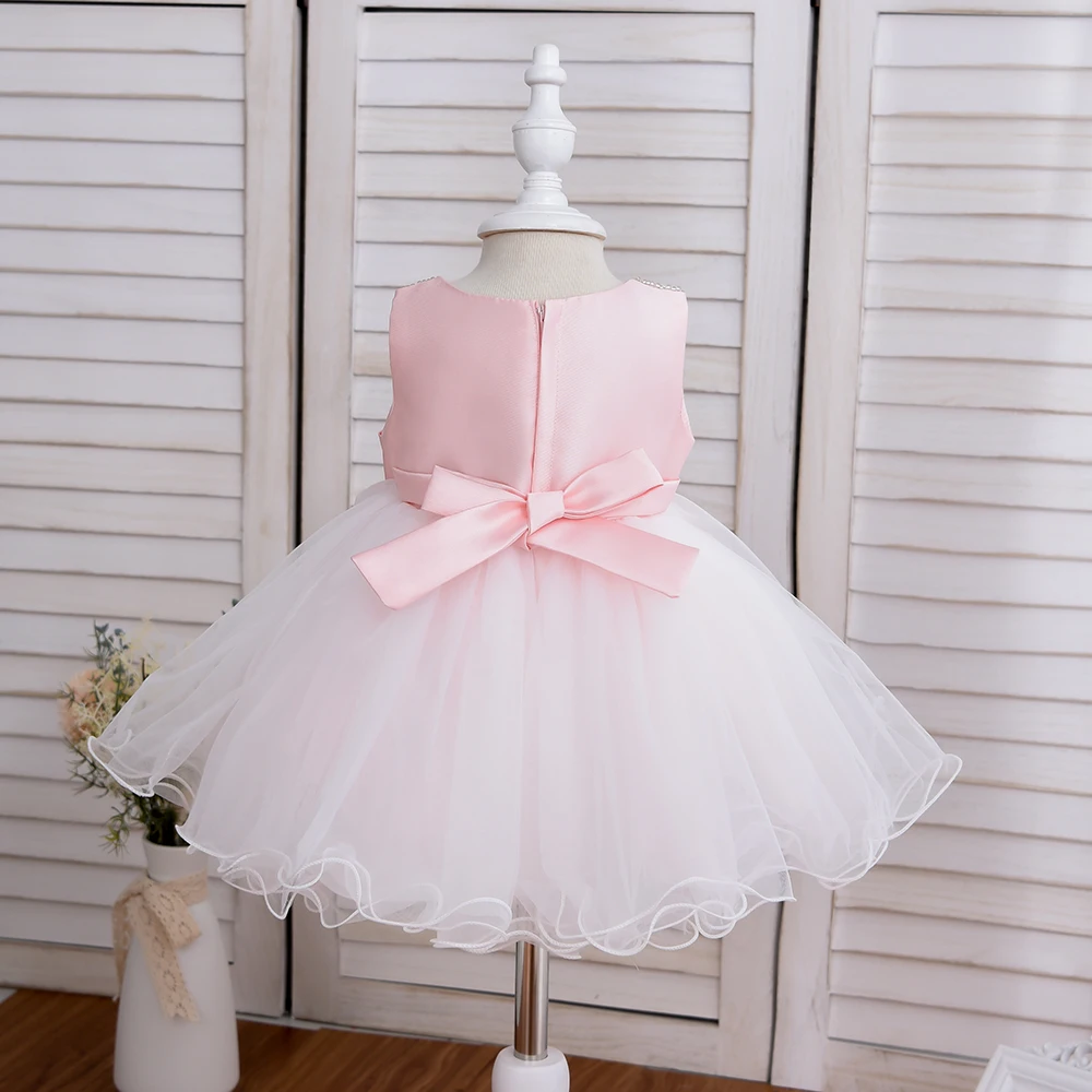 Fairy Cuty Girls Dress Tulle Fluffy Children Gowns Flower Princess Vestidos Kids Birthday Party Baby Toddler Dresses girls dress baby girl dress