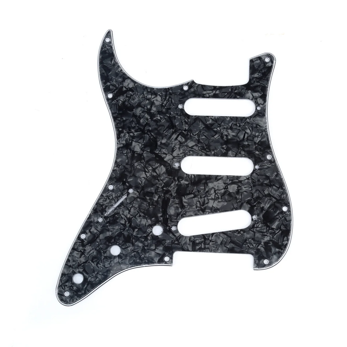 Musiclily SSS 11 отверстий для левшей гитары Strat брызговиков США/мексиканского