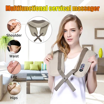 

Multifunction Electric Tapping Massager U-Shape Neck Massager Human Simulation Shawls Neck&Shoulder&Cervical&Waist Massager