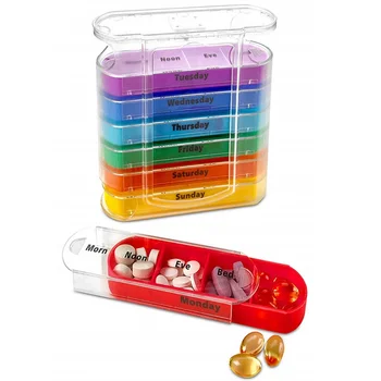 

Moisture-proof Hot Mini Pill Storage Box 28 Trellis Medicine Drawer Storage Boxes Portable Plastic Bins Household Travel Kit
